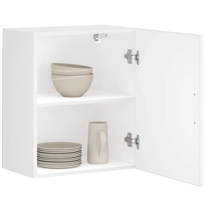 vidaXL Armoire murale de cuisine Porto blanc bois dingénierie 854037