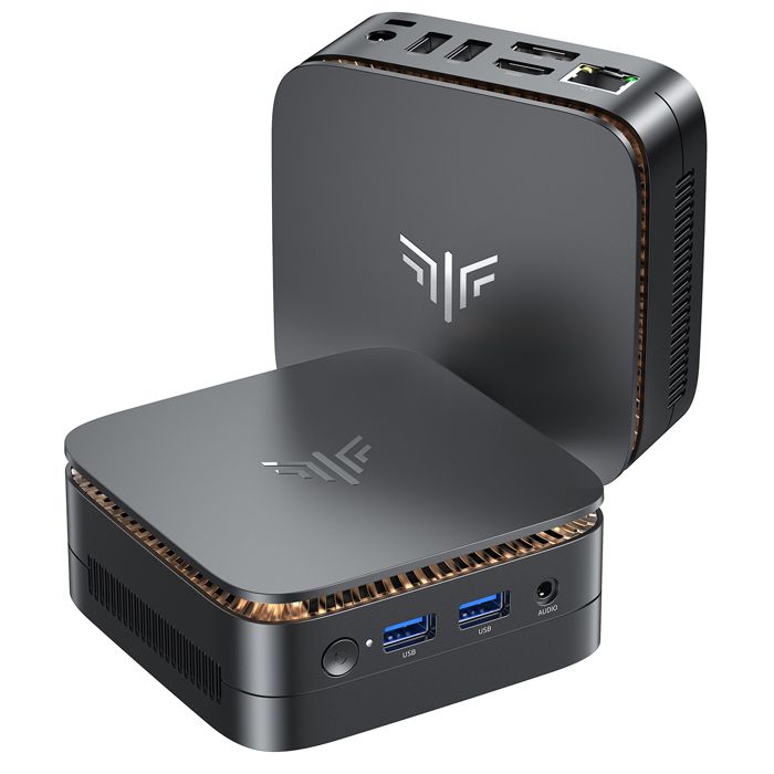 NIPOGI E1 Mini PC – 16Go DDR4 512Go M.2 SSD – Ιntel Alder Lake N97(jusquà 3.6GHz) – BT 4.2 – WiFi 5 – HDMI 4K@60Hz – Windows 11
