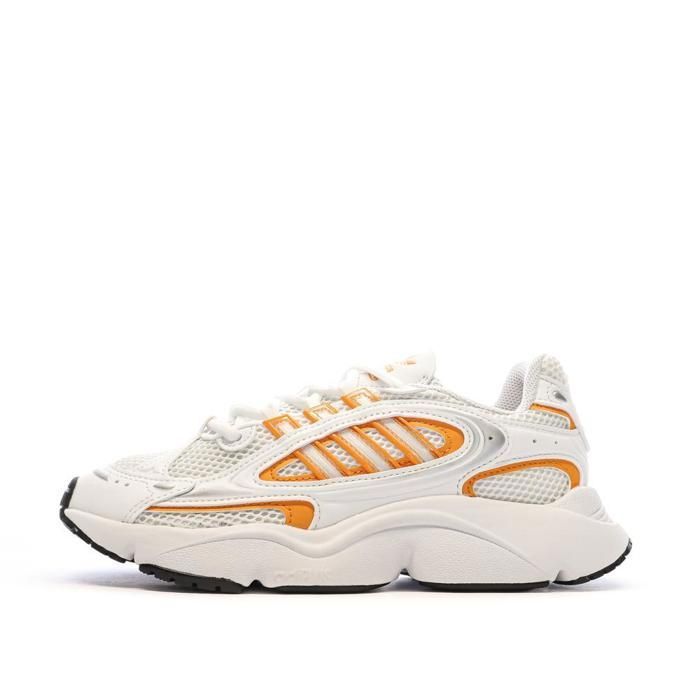 Adidas Baskets Blanches/Oranges Femme Adidas Ozmillen