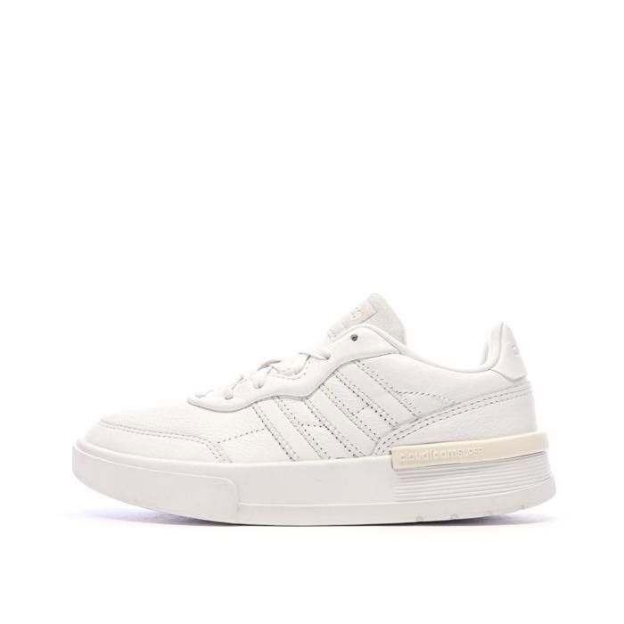 Adidas Baskets Blanches Femme Adidas Clubcourt H68185