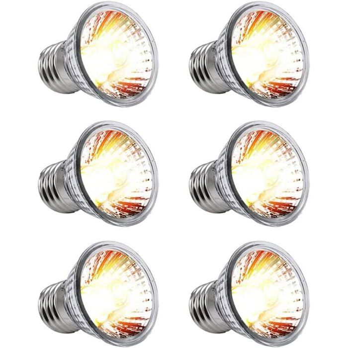 E27 Lampe Tortue25W Ampoule ChauffanteLampe Chauffante TerrariumTortue Soleil Ampoule Uva + Uvb3.0 Spectre Complet Tortue deau