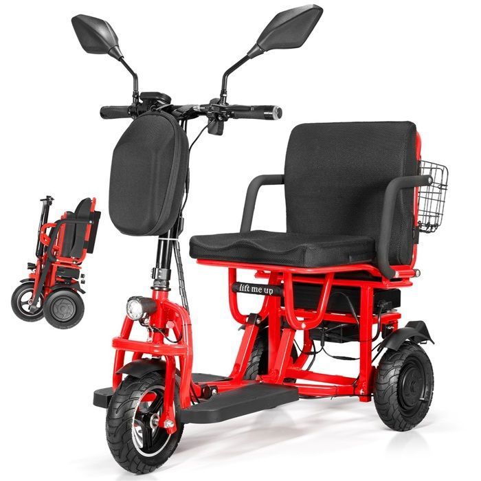 Veleco ZT63 Retro Elektromobil – Seniorenmobil Mit Straßenzulassung, 40–60 Km Reichweite, 12 Km/h | Vollfederung, Alarmanlage, Fernbedienung