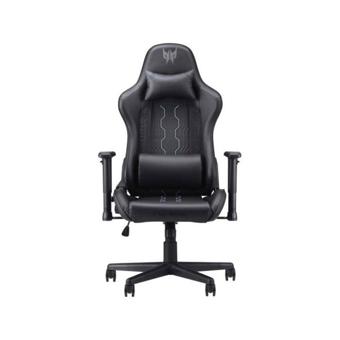 Silla Gaming Acer Predator Rift Go Negra y Azul  120 kg  Reposabrazos 1D  Respaldo Ajustable