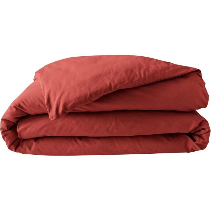 Housse de couette - Douceur dIntérieur - LINA - Coton - 200 x 140 cm - Terracotta