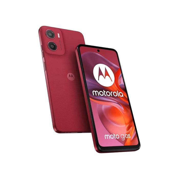 Smartphone - MOTOROLA - Moto G05 - 4G Dual SIM - 4GB RAM/256GB stockage - Appareil photo 50 MP