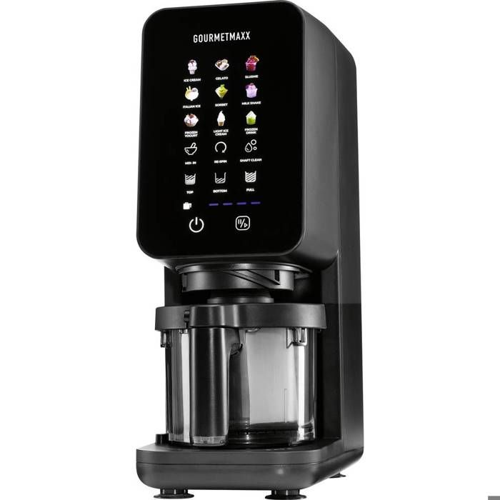 GourmetMaxx 19769 Sorbetière avec blender Écran LCD