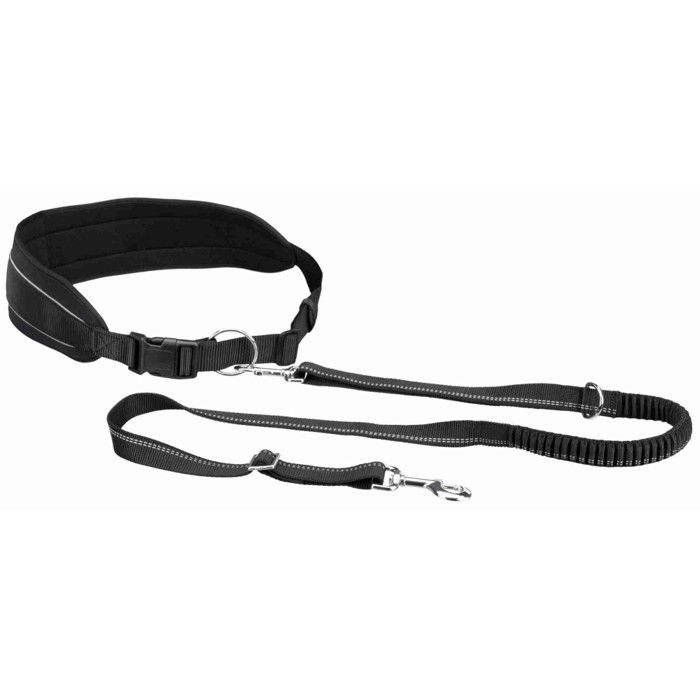 Comparer les prix de Ceinture ventrale avec laisse pour chiens Tour de ventre: 75-120 cm - animallparadise 5 Noir