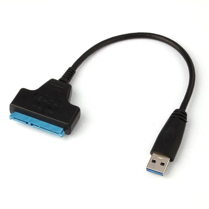 Convertisseur de câble adaptateur USB 3.0 vers SATA UVerde pour disque