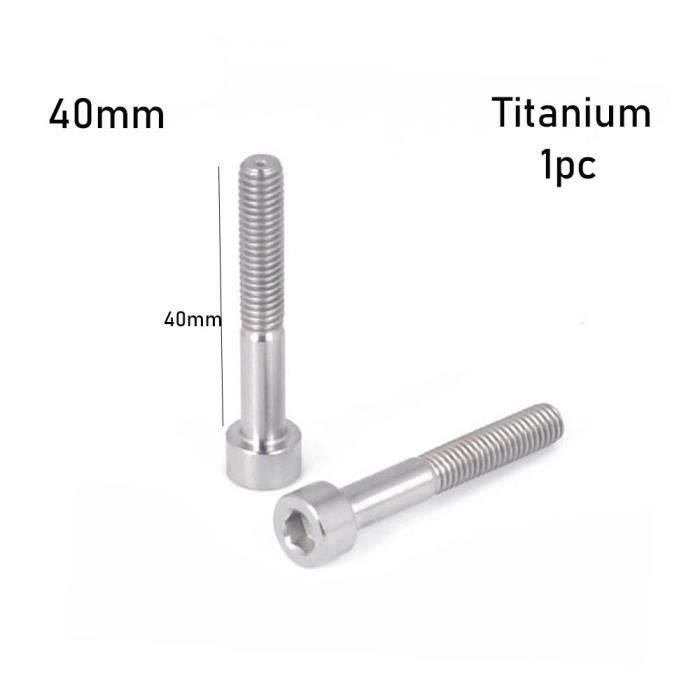 Boulon Supérieur De Casque De Vélo M6 X 35mm, Filetage