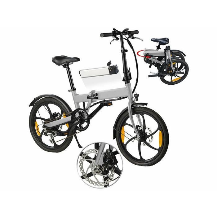 Vélo électrique tout-terrain 26 ANCHEER - Batterie 36V 12.5Ah - Vitesse  jusqu'à 25 km/h - Noir - Cdiscount Sport