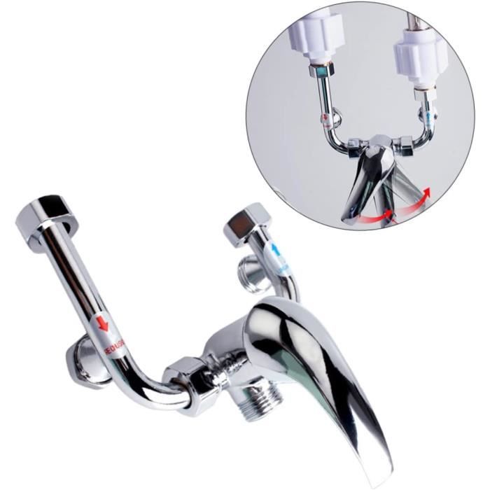 Senlesen Robinet De Douche à Pression équilibrée  Température Et Volume Avec Valve Brute Snle1438