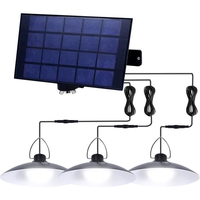 Lampes Solaires Suspendues, Lampe Solaire Pour Abri De Jardin, Étanche, Éclairage