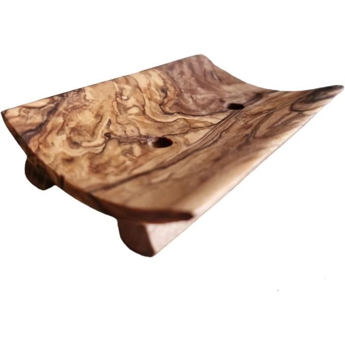 Bol En Bois D'olivier 15-16 Cm - Artisanal, Veinure Unique, Pour Décoration Ou Usage Quotidien