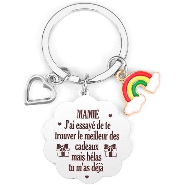 Porte Clef Mamie, Cadeau Mamie Original, Cadeau Mamie Noel, Idee Cadeau Mamie, Cadeau