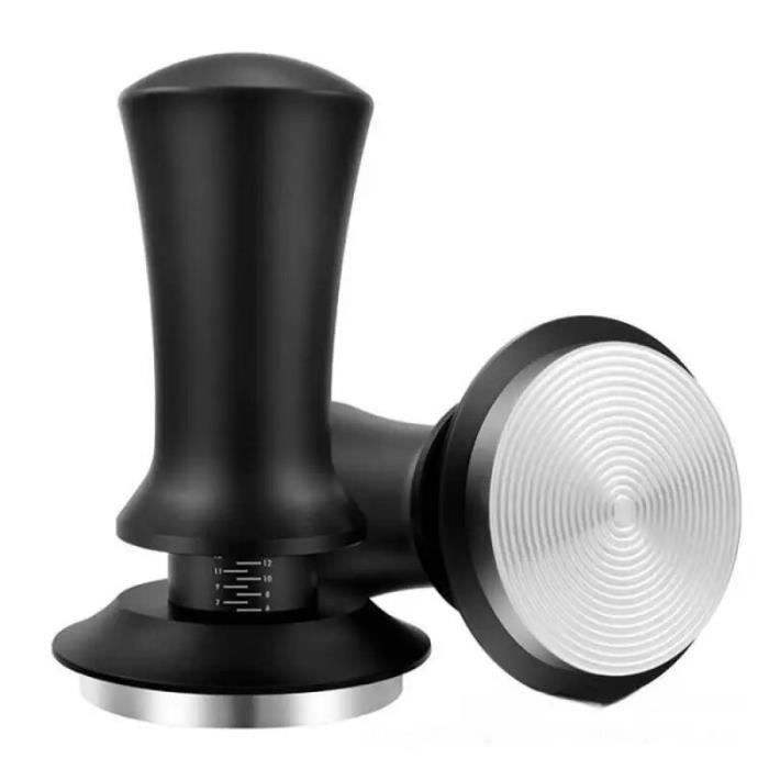 NOTSEK Station tamper en bois de noyer pour porte-filtre 51 mm 54 mm pour machine à café expresso Barista Accessoires