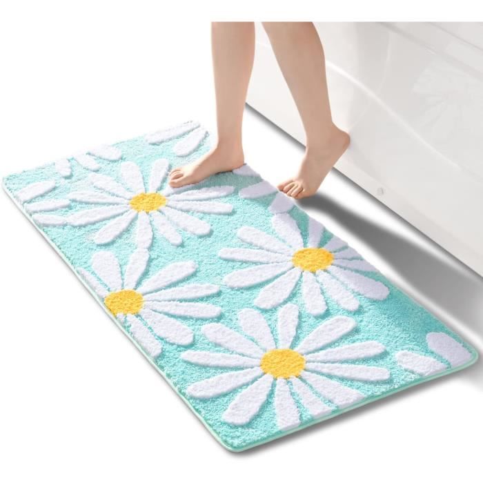 Haut D'été Fille F&F Bleu Clair à Fleurs Blanches 3D - Taille 12-13 Ans En Coton