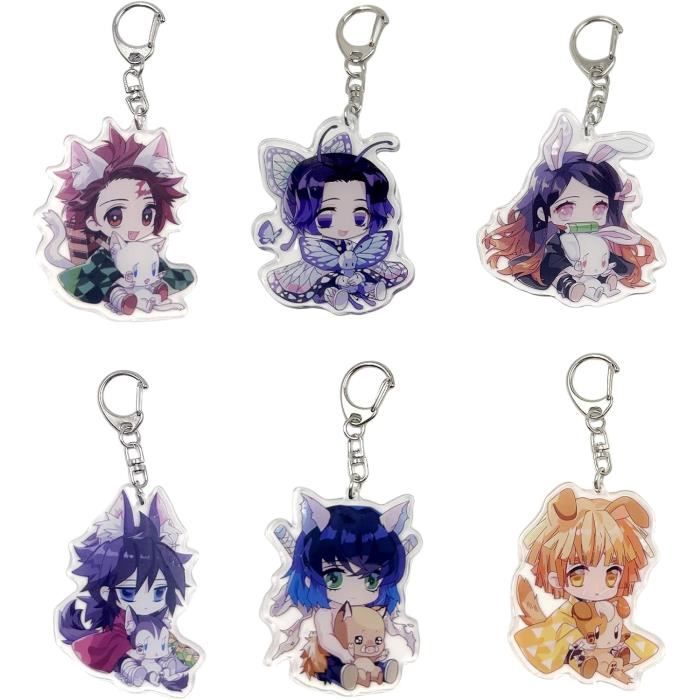 Porte-clés Chikawa Kawaii - Personnages Mignons Usagi Et Autres - PVC De Qualité - Idéal Cadeau Fan D'anime, Décoration Sac Ou Clés - 7