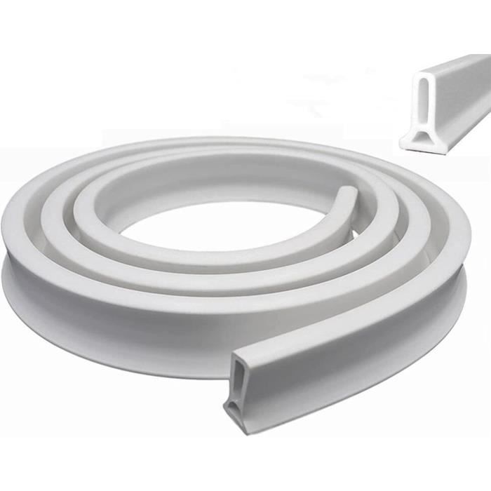 Bande D'Étanchéité Silicone 101,6 Cm Pour Seuil De Douche - Séparation Humide/Sèche Adhésive