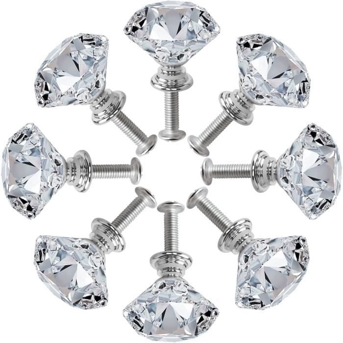 Lot De 12 Boutons Métal Argenté à Pied - Diamètre 1,2 Cm - Style Vis - Occasion