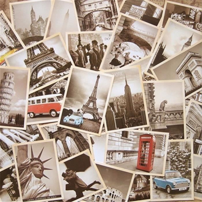 Lot De 32 Voyage Carte Postale Ancien Paysage Photo Image Affiche Des Cartes Postales Cdiscount Maison