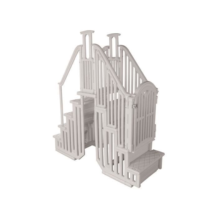 Escalier Double Pour Piscine Achat Vente Echelle De Piscine Escalier Double Pour Piscine Cdiscount