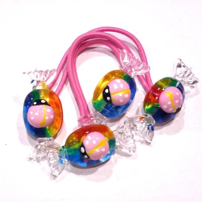 Accessoires Cheveux Elastique Cheveux Enfant Bonbon Rose Cdiscount Au Quotidien