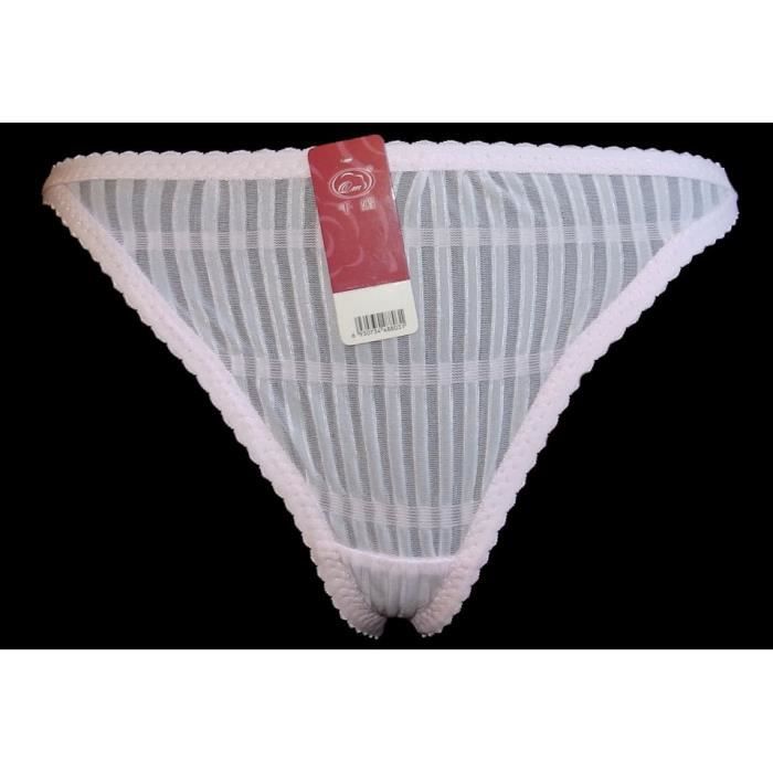 Lot de 6 strings sexy en dentelle culottes pour femme - AUTREMENT
