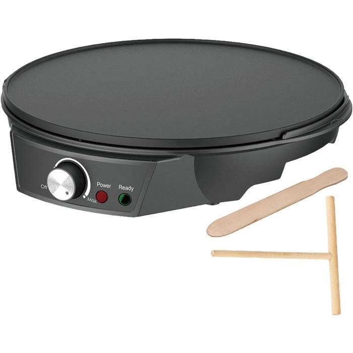 Crêpière - GADGY - 1000W - 30cm - Plaque Antiadhésive - Température Réglable