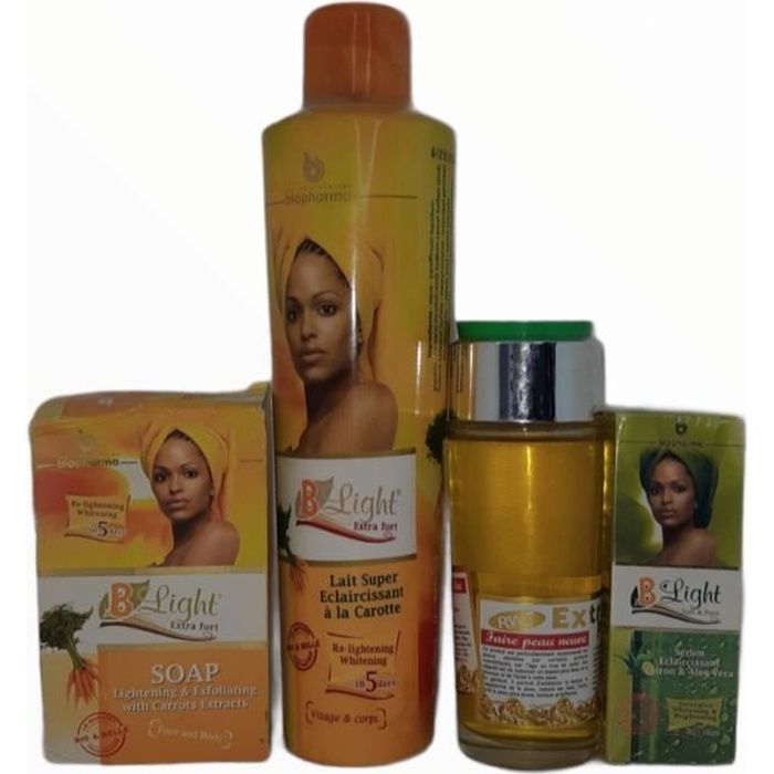 Gamme Super éclaircissante Bismid - Lait, Sérum Et Savon, Neufs