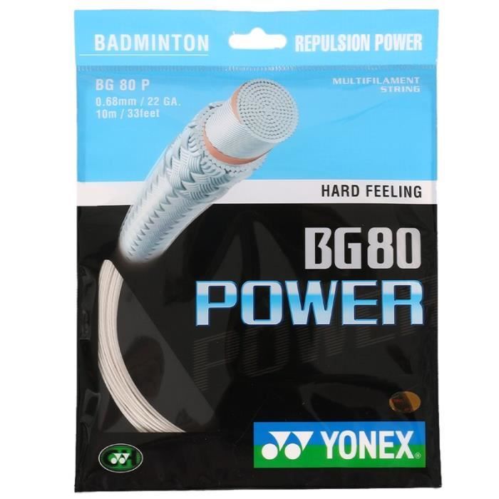 Corde Raquette Badminton 10 M - Diamètre 0,7 Mm - Nylon/résine - 5 Couleurs - Tension Max 13,6 Kg