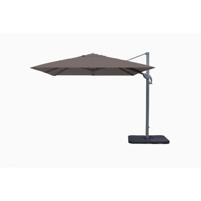 Easywind Parasol Anti Vent A Mat Deporte Foehn 3 X 3 M Taupe Achat Vente Parasol Parasol Anti Vent A Mat Cdiscount