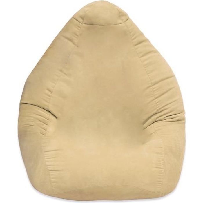 lumaland pouf xl de luxe design de la ligne confort 120l beige