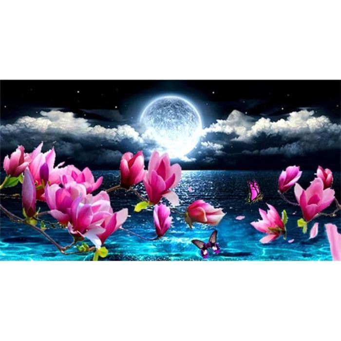 Diamond Painting Paysage De Pierre, Broderie Diamant Grand Format,5D Diy Diamant Peinture