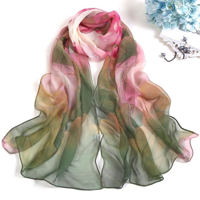 Foulard en soie, effet aquarelle - Activités manuelles fête des mères