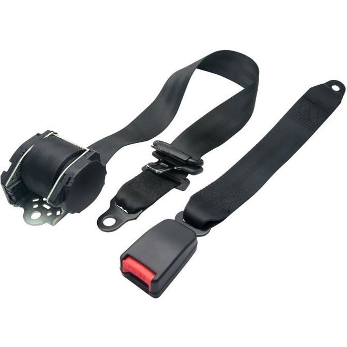 Ceinture de Sécurité 3 Point Rétractable - Réglable Universel Voiture Siège 3.3M