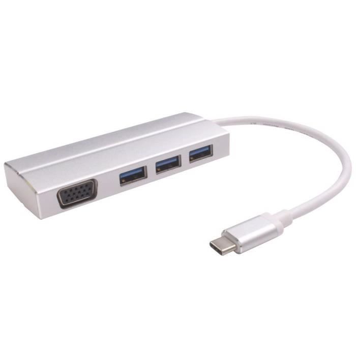 Adapteris PremiumCord USB-C į HDMI su 2x USB3.2, PD 100W, RJ45 kainos