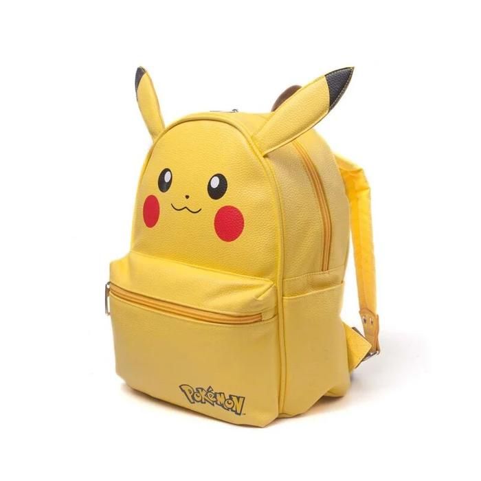 Sac à Dos Cordon Pokémon Pikachu – Bleu, Nylon – Pour école Ou Gym