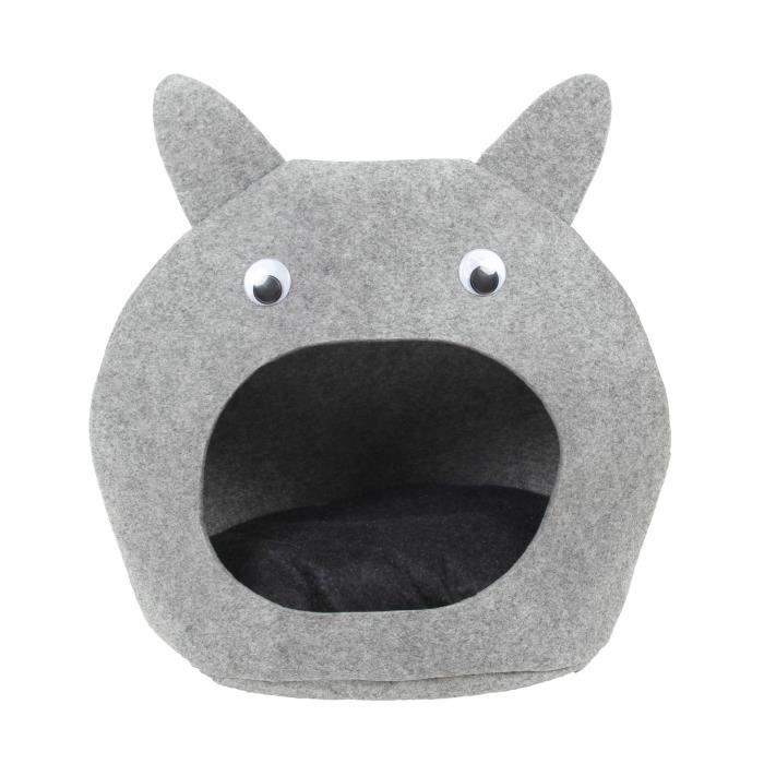 Bubimex Panier Tete De Chat En Feutre 50 X 50 Cm Gris Pour Chat Achat Vente Corbeille Coussin Panier Tete De Chat En Feutre Cdiscount