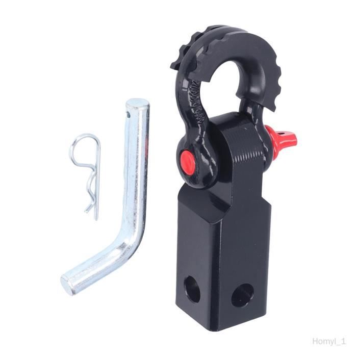Kit Crochet D’attelage Pour Tondeuse à Gazon – En Acier 6 Mm, Compatible Tracteur, VTT, Remorque Et Chariot