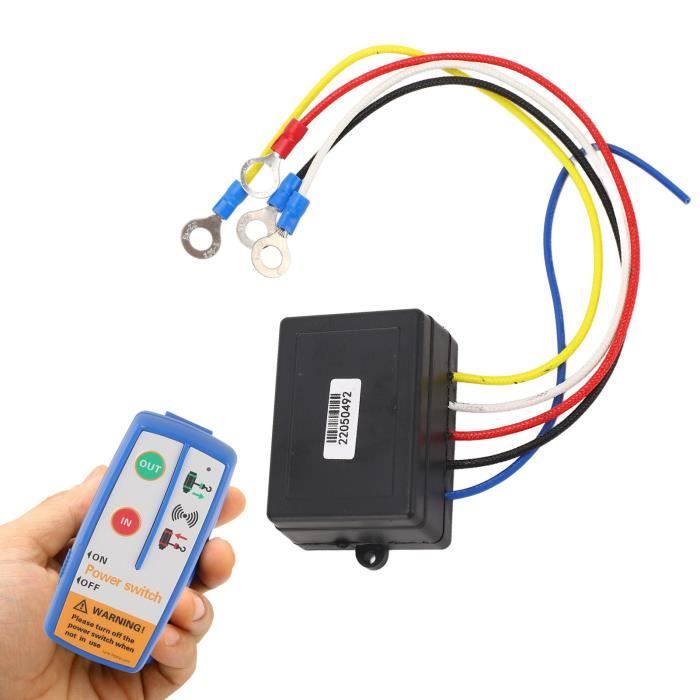 Dioche Télécommande Treuil 12V – Câble 2,7 M, Contrôle Fiable Pour Treuil Électrique 4x4