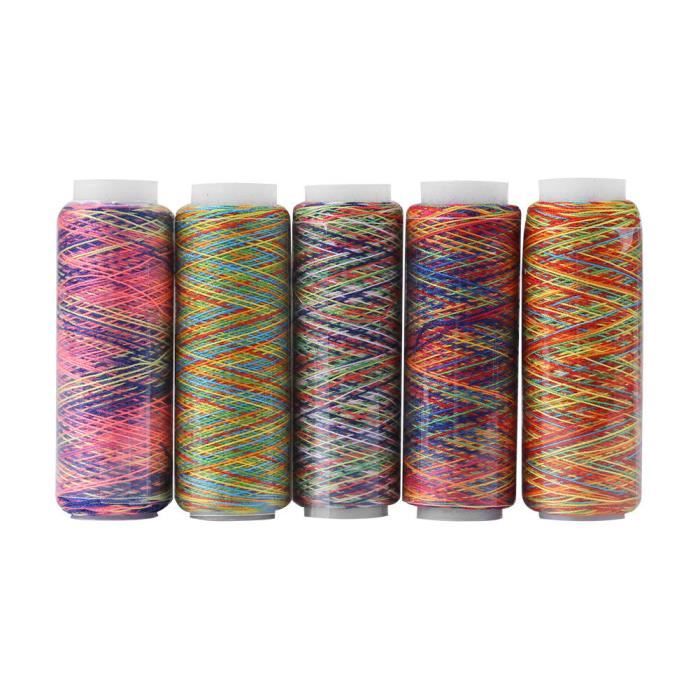 Lot De 20 Bobines De Fil Coats & Clark - 1100 Yards, Polyester Argenté D75, 40WT, Usage Général