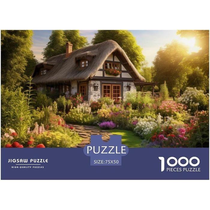 Puzzle Ravensburger 1000 Pièces – Roadside Stop – Scène Nostalgique Pub Campagne, Bus Classique – Cadeau Adulte Enfant Dès 12 Ans