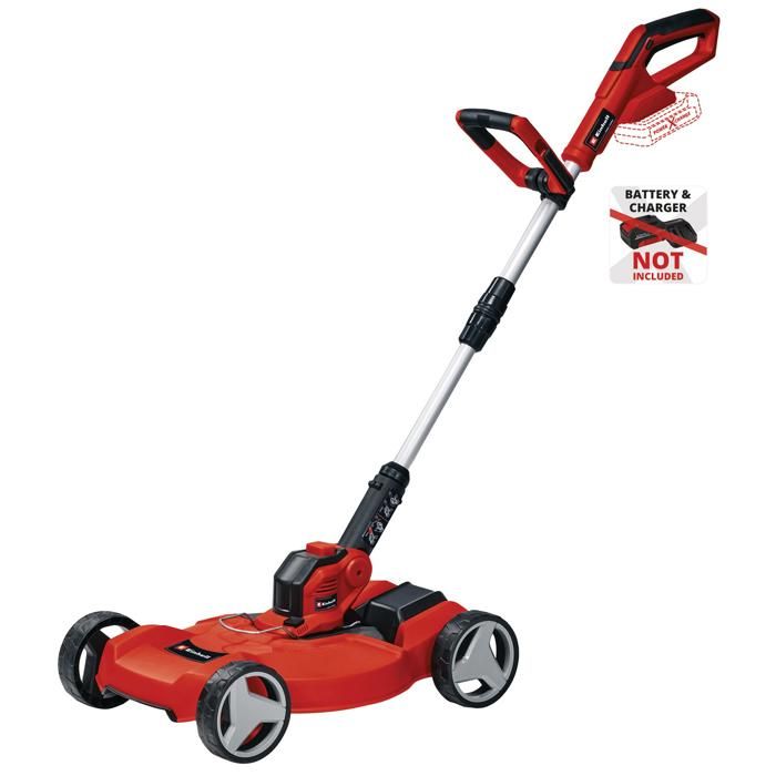 Einhell Coupe bordures sans fil GE CT 1828 Li TC Solo Power X Change 18V Largeur de coupe 28cm Livré sans batterie ni Chargeur - vue 3