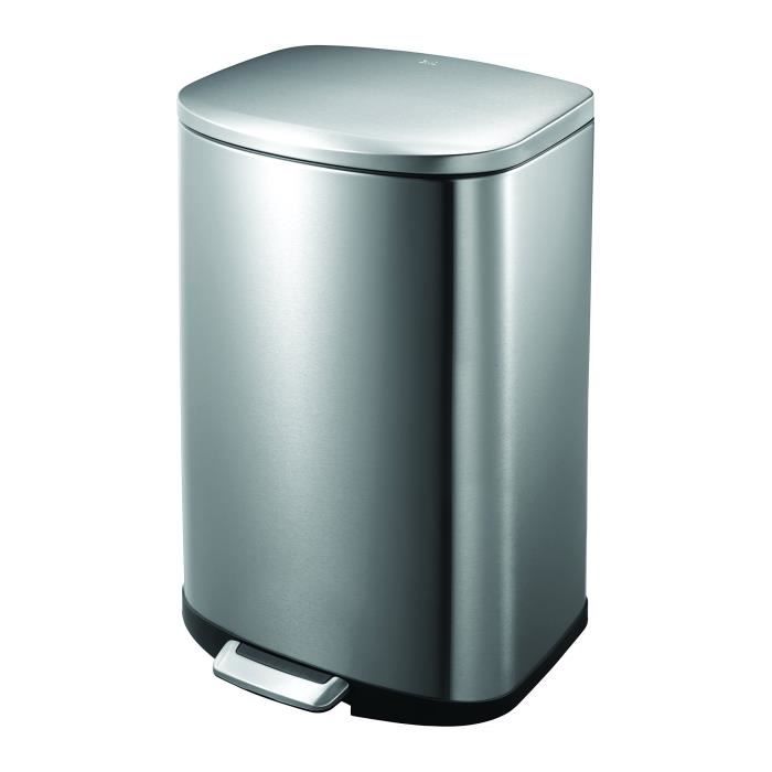 Simplehuman Poubelle /à p/édale Semi-rond Inox bross/é Anti-traces 6 litres