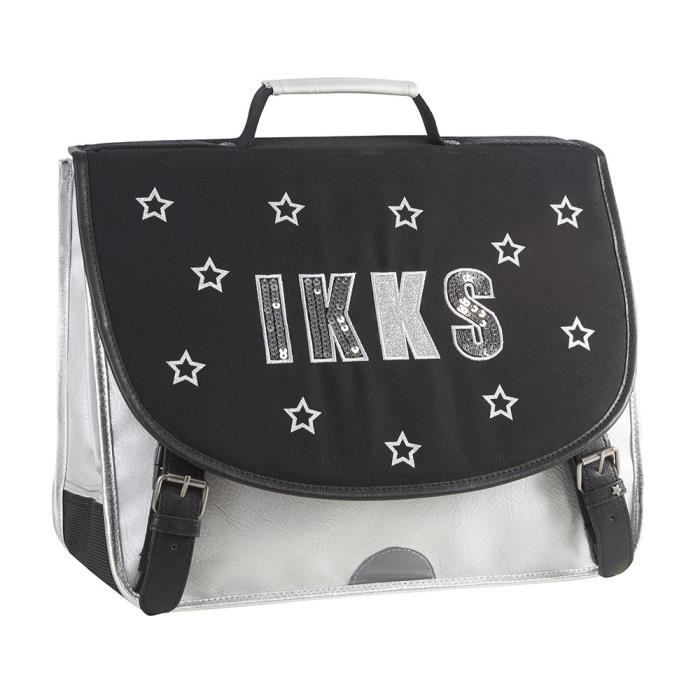 IKKS Cartable 2 Compartiments Primaire 38 cm Black