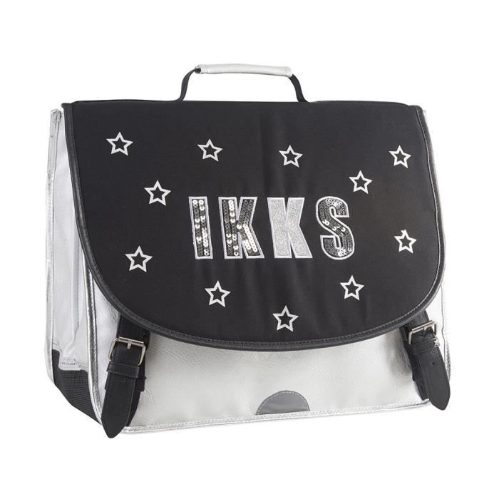 IKKS Cartable 2 Compartiments Primaire 41 cm Black