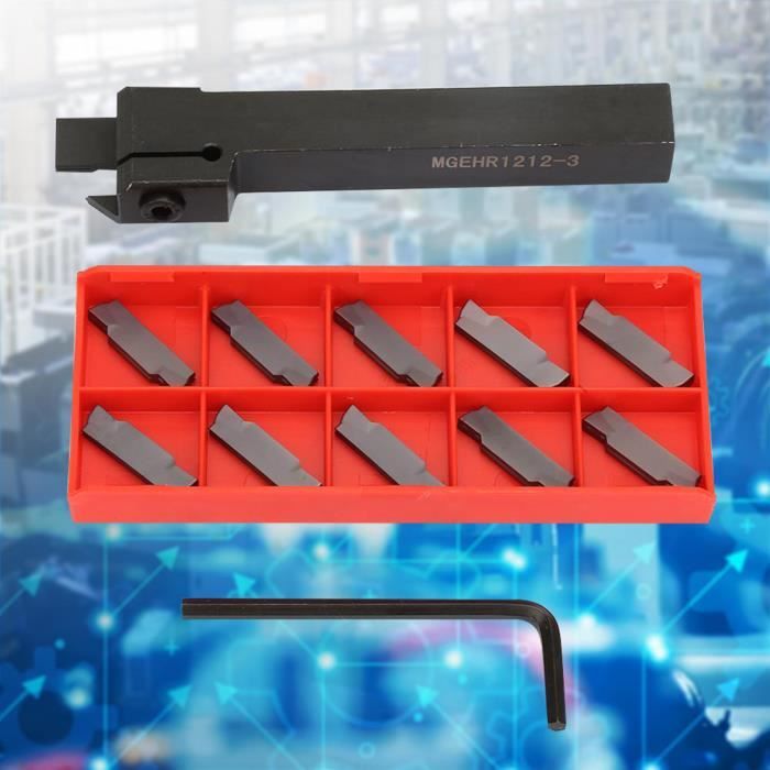 EIF PorteOutil De Séparation De Tour Lathe Parting Tool Holder, Lathe