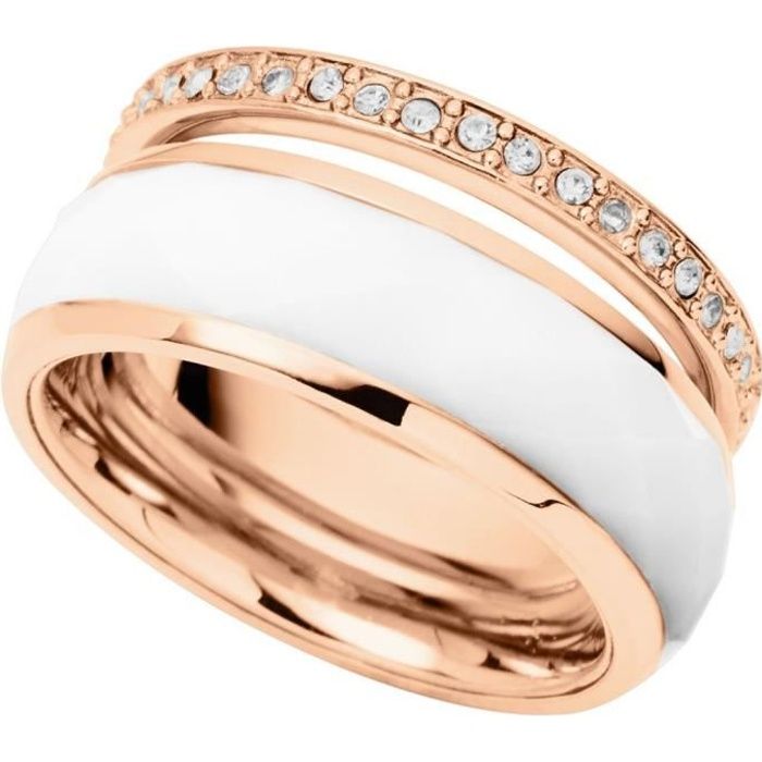 Bague fossil online femme rose