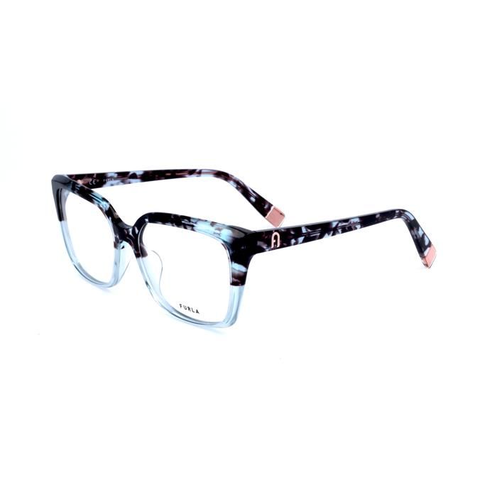 Lunettes de Vue Furla VFU641 54/16/140 0T66 SHINY HAVANA AZURE