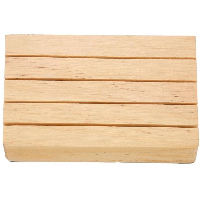 Yellow Mountain Imports – Porte-cartes En Bois De Hêtre – Lot De 2 – 4 Fentes – Capacité 120 Cartes – Feutre Antidérapant